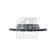 Jeu de 2 disques de frein arrière FEBI BILSTEIN 170106 - Visuel 3
