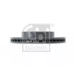 Jeu de 2 disques de frein avant FEBI BILSTEIN 170607 - Visuel 3