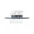 Jeu de 2 disques de frein arrière FEBI BILSTEIN 170727 - Visuel 3