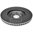Jeu de 2 disques de frein avant FEBI BILSTEIN 170751 - Visuel 2