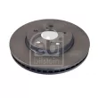Jeu de 2 disques de frein avant FEBI BILSTEIN 170781 - Visuel 1