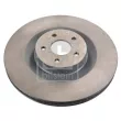 Jeu de 2 disques de frein avant FEBI BILSTEIN 171441 - Visuel 1
