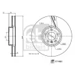 Disque de frein avant droit FEBI BILSTEIN 171461 - Visuel 3