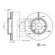 Jeu de 2 disques de frein avant FEBI BILSTEIN 171467 - Visuel 3