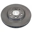 Jeu de 2 disques de frein avant FEBI BILSTEIN 171469 - Visuel 1