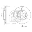 Jeu de 2 disques de frein avant FEBI BILSTEIN 171469 - Visuel 3