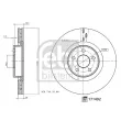 Jeu de 2 disques de frein avant FEBI BILSTEIN 171492 - Visuel 3