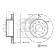 Jeu de 2 disques de frein arrière FEBI BILSTEIN 171496 - Visuel 3