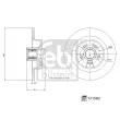 Jeu de 2 disques de frein arrière FEBI BILSTEIN 171502 - Visuel 3