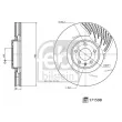 Disque de frein avant droit FEBI BILSTEIN 171598 - Visuel 3