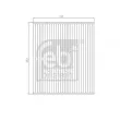 Filtre, air de l'habitacle FEBI BILSTEIN 173280 - Visuel 2