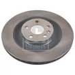Jeu de 2 disques de frein arrière FEBI BILSTEIN 174754 - Visuel 1