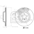 Jeu de 2 disques de frein arrière FEBI BILSTEIN 175486 - Visuel 3