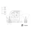 Rotule de barre de connexion FEBI BILSTEIN 175634 - Visuel 2