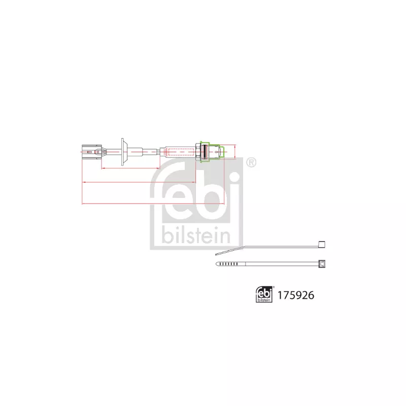 Sonde lambda avant droit FEBI BILSTEIN 175926