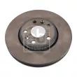 Jeu de 2 disques de frein avant FEBI BILSTEIN 176658 - Visuel 1