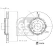 Jeu de 2 disques de frein avant FEBI BILSTEIN 176658 - Visuel 3