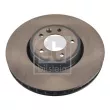 Jeu de 2 disques de frein avant FEBI BILSTEIN 176802 - Visuel 1