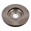 Jeu de 2 disques de frein avant FEBI BILSTEIN 176802 - Visuel 2