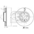 Jeu de 2 disques de frein avant FEBI BILSTEIN 176802 - Visuel 3