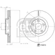 Jeu de 2 disques de frein avant FEBI BILSTEIN 176973 - Visuel 3