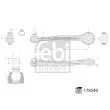 Triangle ou bras de suspension (train avant) FEBI BILSTEIN 178540 - Visuel 2