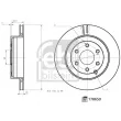 Jeu de 2 disques de frein arrière FEBI BILSTEIN 178650 - Visuel 3