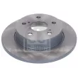 Jeu de 2 disques de frein arrière FEBI BILSTEIN 180025 - Visuel 1