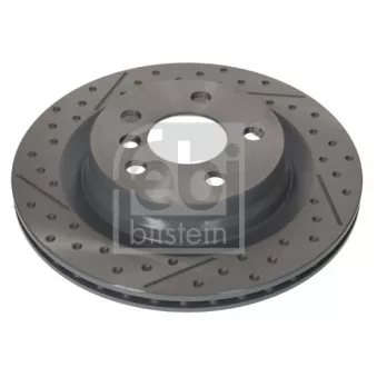 Jeu de 2 disques de frein arrière FEBI BILSTEIN 181539
