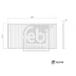 Filtre, air de l'habitacle FEBI BILSTEIN 182548 - Visuel 3