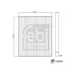 Filtre, air de l'habitacle FEBI BILSTEIN 182899 - Visuel 3