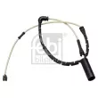 Contact d'avertissement, usure des plaquettes de frein FEBI BILSTEIN 24014 - Visuel 1