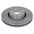 Jeu de 2 disques de frein avant FEBI BILSTEIN 43926 - Visuel 1