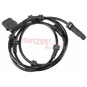 Capteur, vitesse de roue avant gauche METZGER 09001081