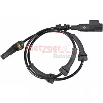 Capteur, vitesse de roue METZGER 09001212