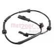 Capteur, vitesse de roue METZGER 09001216 - Visuel 1