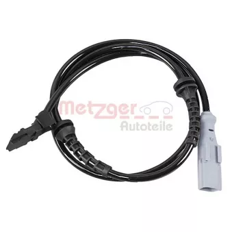 Capteur, vitesse de roue arrière gauche METZGER 09001438