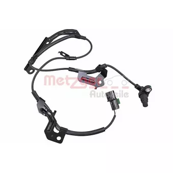 Capteur, vitesse de roue avant droit METZGER 09001460