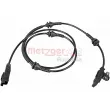 Capteur, vitesse de roue METZGER 09001465 - Visuel 1