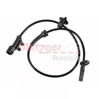 Capteur, vitesse de roue METZGER 09001526