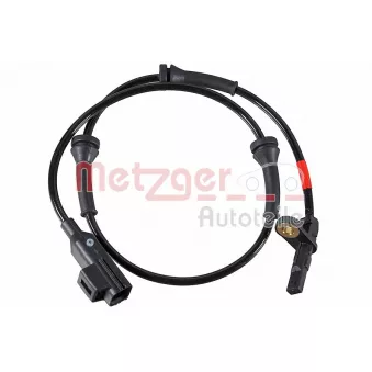 Capteur, vitesse de roue METZGER 09001529
