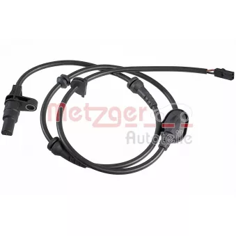 Capteur, vitesse de roue arrière gauche METZGER 09001535