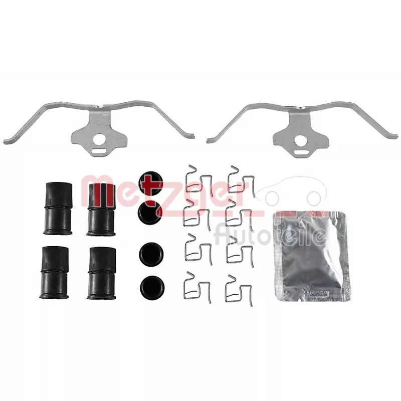 Kit d'accessoires, plaquette de frein à disque METZGER 109-0181