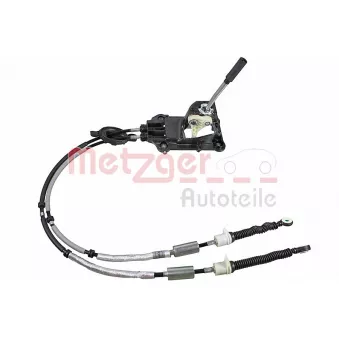 Tirette à câble, boîte de vitesse manuelle METZGER 3150371