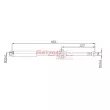 Flexible de frein METZGER 4110108 - Visuel 1