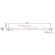 Flexible de frein METZGER 4112230 - Visuel 1
