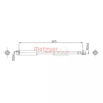 Flexible de frein METZGER
