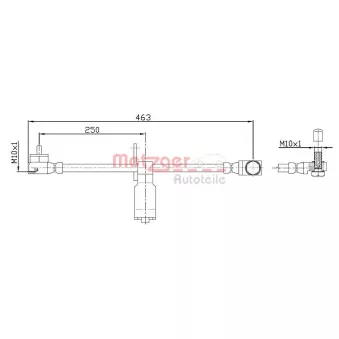 Flexible de frein METZGER