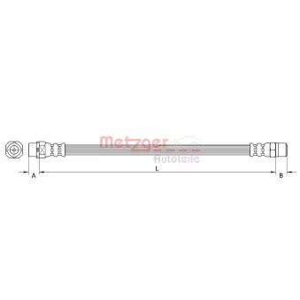 Flexible de frein METZGER