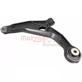 Bras de liaison, suspension de roue avant gauche METZGER 58108901